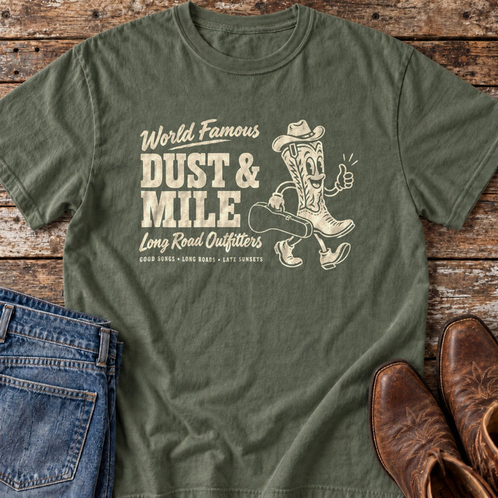 World Famous Outfitters T-Shirt in Moss