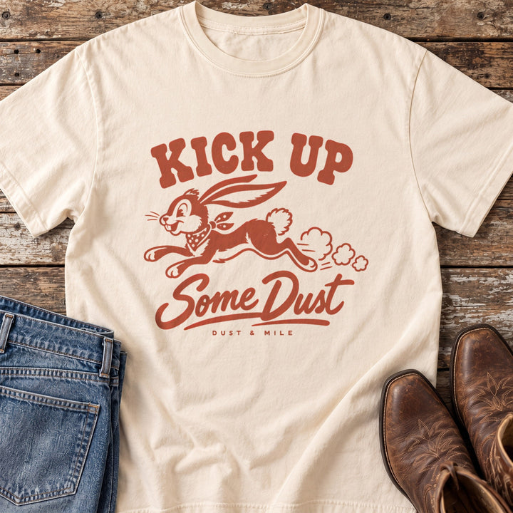 Kick Up Some Dust T-Shirt in Ivory