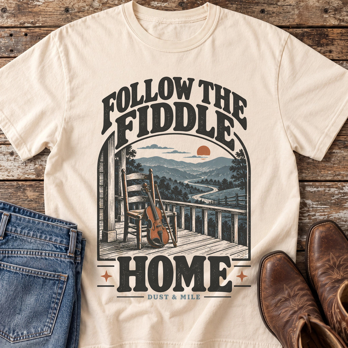 Follow the Fiddle Home T-Shirt