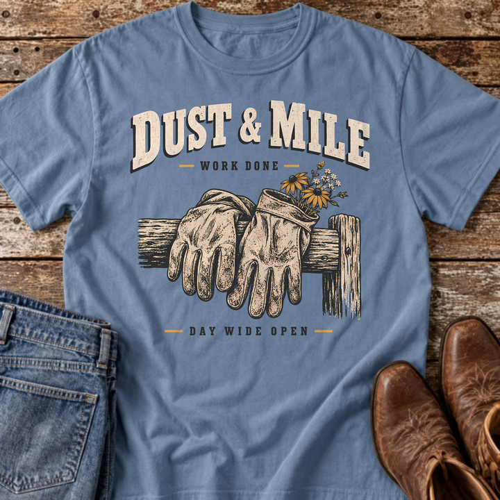 Day Wide Open T-Shirt in Blue Jean