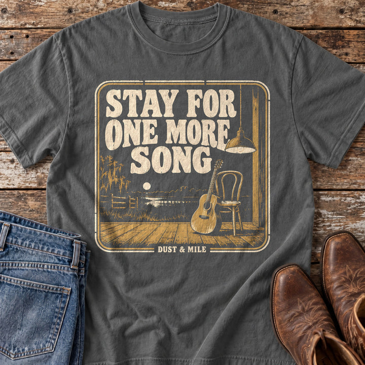 Stay for One More Song T-Shirt in Pepper