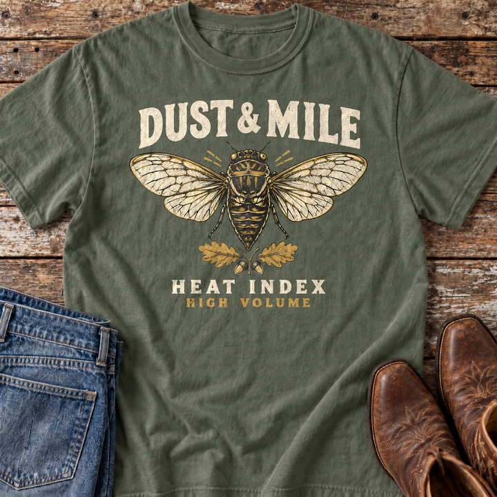 Heat Index, High Volume T-Shirt in Moss