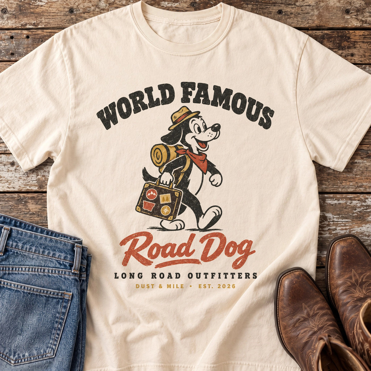 World Famous Road Dog T-Shirt
