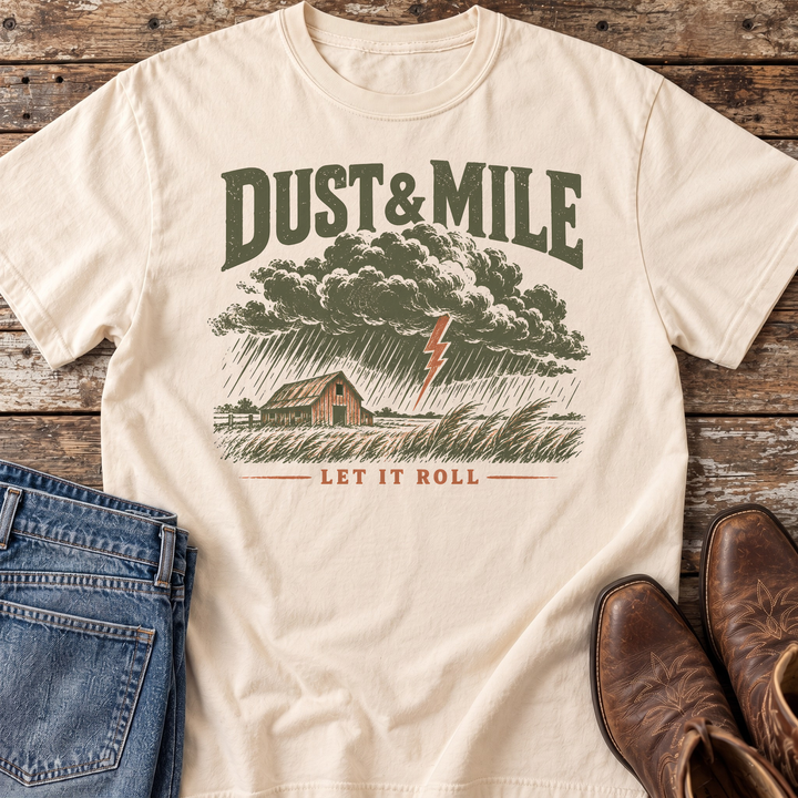 Let It Roll T-Shirt in Ivory