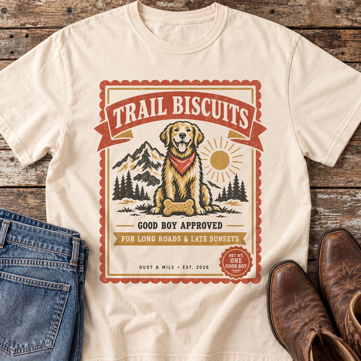 Trail Biscuits T-Shirt in Ivory