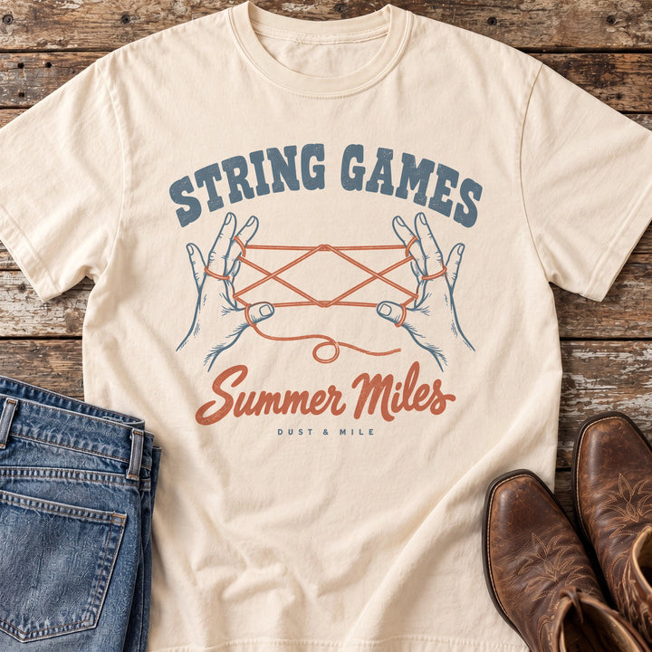 String Games Summer Miles T-Shirt in Ivory
