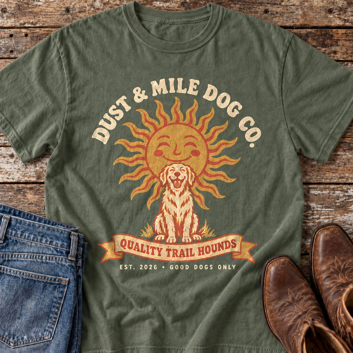 Dust & Mile Dog Co. T-Shirt in Moss