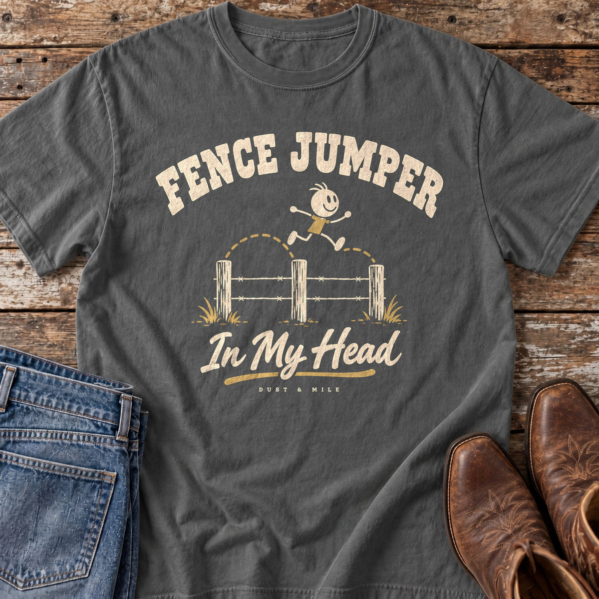 Fence Jumper in My Head T-Shirt