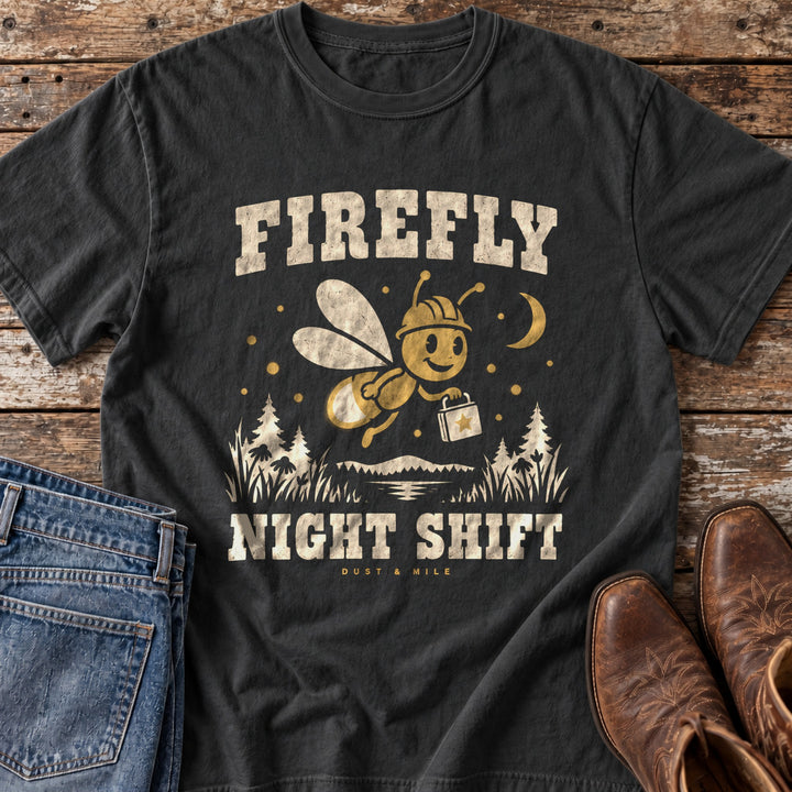 Firefly Night Shift T-Shirt in Black