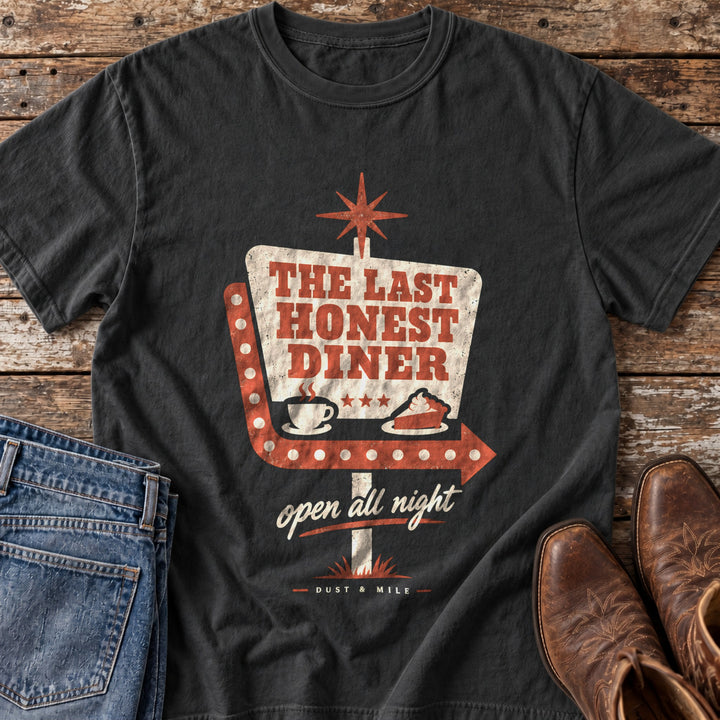 The Last Honest Diner T-Shirt in Black