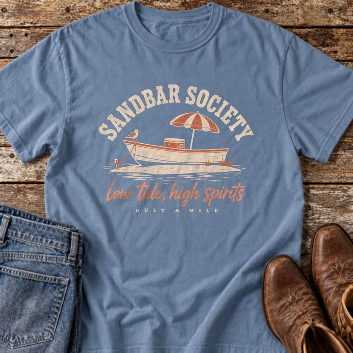 Sandbar Society T-Shirt in Blue Jean