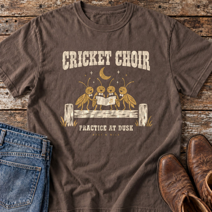 Cricket Choir T-Shirt in Espresso