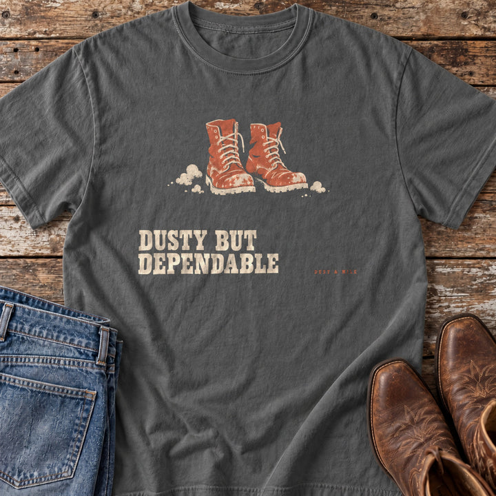 Dusty But Dependable T-Shirt in Pepper
