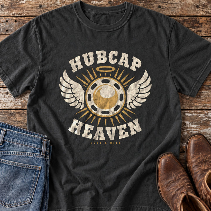 Hubcap Heaven T-Shirt in Black