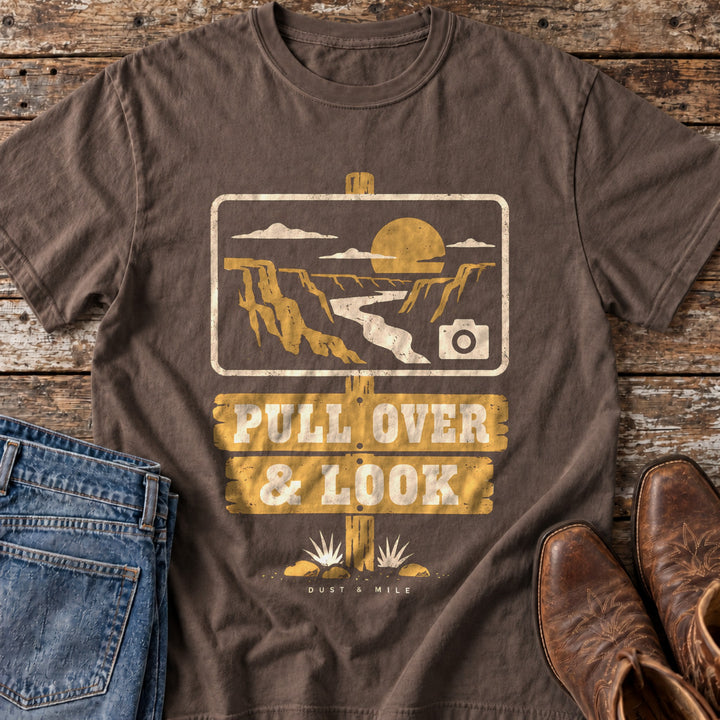Pull Over & Look T-Shirt in Espresso