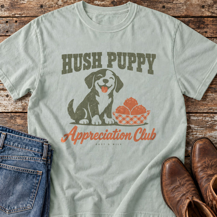 Hush Puppy Appreciation Club T-Shirt in Bay