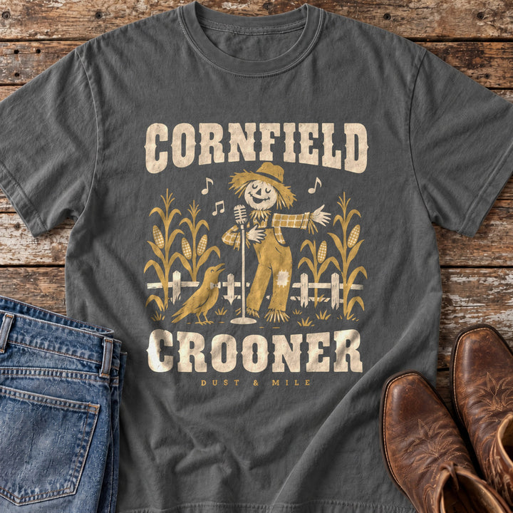 Cornfield Crooner T-Shirt in Pepper