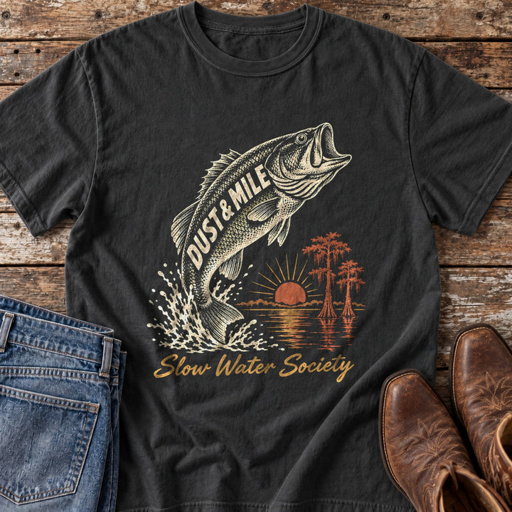 Slow Water Society T-Shirt in Black