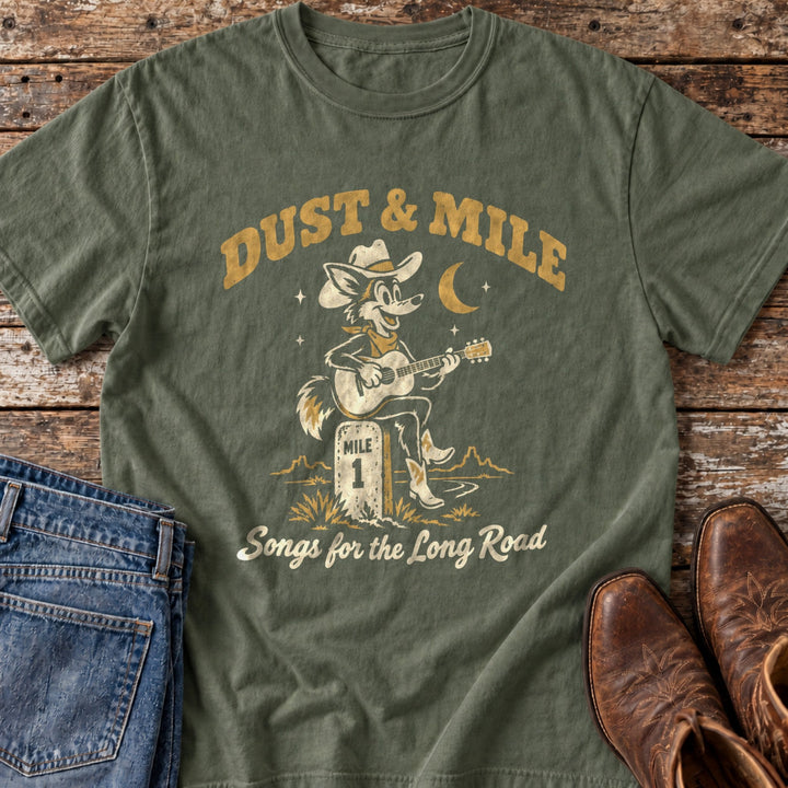 Songs for the Long Road T-Shirt in Moss