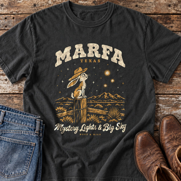 Marfa Mystery Lights T-Shirt in Black