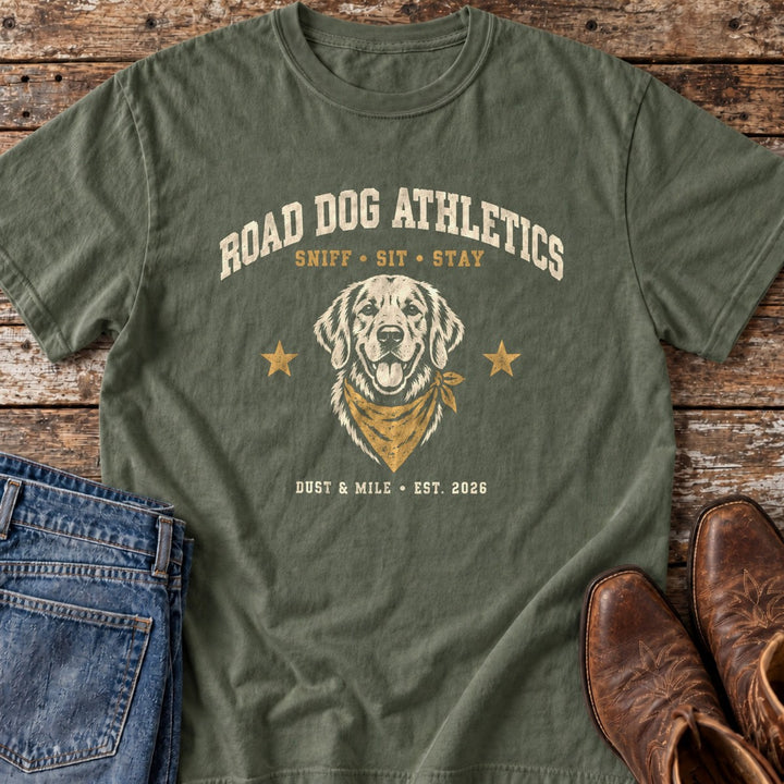Road Dog Athletics T-Shirt in Moss